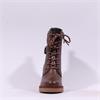 Marco Tozzi Prono Block Heel Laced Boot - Cognac Combi