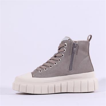 Marco Tozzi Venera Platform Lace Hi Top - Taupe