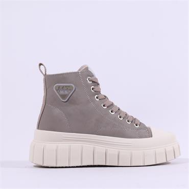 Marco Tozzi Venera Platform Lace Hi Top - Taupe