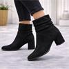 Marco Tozzi Lode Folded Cuff Ankle Boot - Black