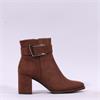 Marco Tozzi Vindoli SideZip Block Heel - Cinnamon