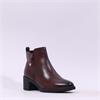 Marco Tozzi Caprioli Twin Zip Ankle Boot - Bordo