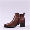 Marco Tozzi Caprioli Twin Zip Ankle Boot - Cognac