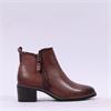 Marco Tozzi Caprioli Twin Zip Ankle Boot - Cognac