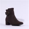 Marco Tozzi Kowa Ring Buckle Ankle Boot - Mocca