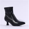 Marco Tozzi Dusino Flare Heel Ankle Boot - Black