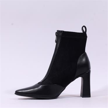 Marco Tozzi Voda Pointed Toe Ankle Boot - Black Combi