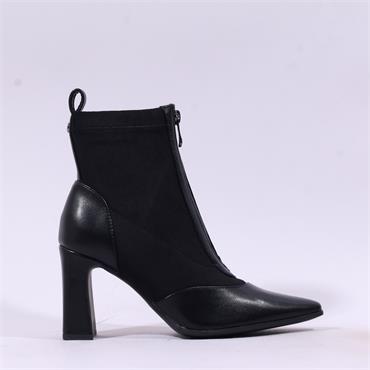 Marco Tozzi Voda Pointed Toe Ankle Boot - Black Combi