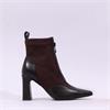 Marco Tozzi Voda Pointed Toe Ankle Boot - Mocca Combi
