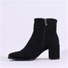 Marco Tozzi Angio Square Buckle Boot - Black Combi