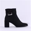 Marco Tozzi Angio Square Buckle Boot - Black Combi