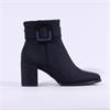 Marco Tozzi Angio Square Buckle Boot - Dark Navy