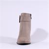 Marco Tozzi Angio Square Buckle Boot - Stone