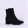 Marco Tozzi Kowa Block Heel Ankle Boot - Black