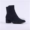 Marco Tozzi Kowa Block Heel Ankle Boot - Dark Navy
