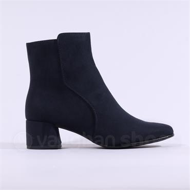 Marco Tozzi Kowa Block Heel Ankle Boot - Dark Navy