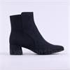 Marco Tozzi Kowa Block Heel Ankle Boot - Dark Navy