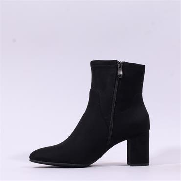 Marco Tozzi Lode Side Zip Ankle Boot - Black
