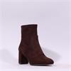 Marco Tozzi Lode Side Zip Ankle Boot - Chocolate