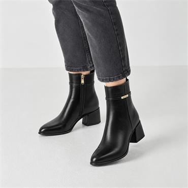 Marco Tozzi Kowa Thin Strap Ankle Boot - Black