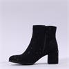 Marco Tozzi Delo Studded Block Boot - Black Sparkle