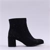 Marco Tozzi Delo Studded Block Boot - Black Sparkle