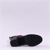 Marco Tozzi Saga Block Heel Front Zip - Bordeaux Combi