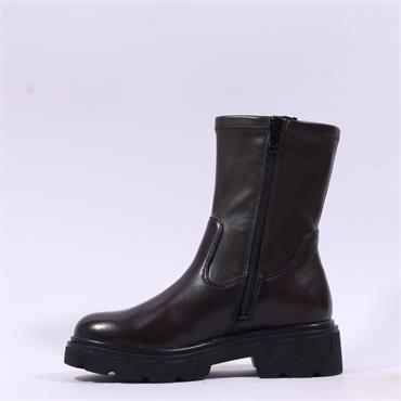 Marco Tozzi Poli Chunky Sidezip Boot - Mocca