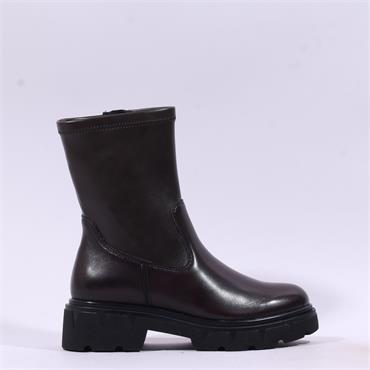 Marco Tozzi Poli Chunky Sidezip Boot - Mocca