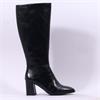 Marco Tozzi Lidor Block Heel Long Boot - Black