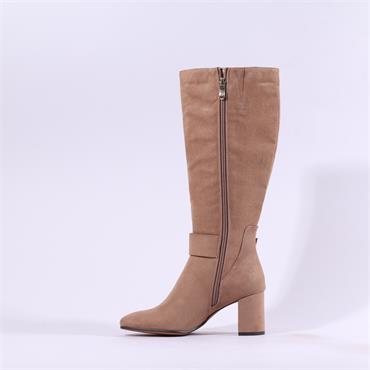 Marco Tozzi Lode Knee High Ring Buckle - Beige
