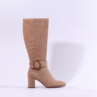 Marco Tozzi Lode Knee High Ring Buckle - Beige