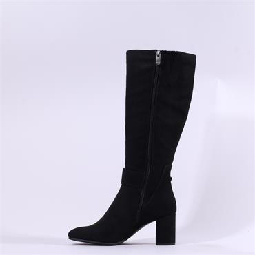 Marco Tozzi Lode Knee High Ring Buckle - Black