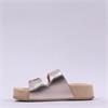 Marco Tozzi Capria Chunky Buckle Sandal - Platinum