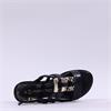 Marco Tozzi Rotty Low Slingback Sandal - Black Leopard