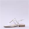 Marco Tozzi Rotty Low Slingback Sandal - White Combi