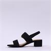 Marco Tozzi Hecho Block Heel Sandal - Black