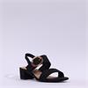 Marco Tozzi Hecho Block Heel Sandal - Black