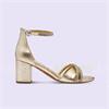 Marco Tozzi Paduli Glitter Strap Heel - Gold