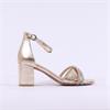 Marco Tozzi Paduli Glitter Strap Heel - Gold