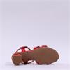 Marco Tozzi Paduli Block Heel Sandal - Red Patent