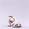 Marco Tozzi Paduli Block Heel Sandal - White Patent