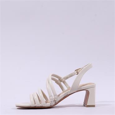 Marco Tozzi Tafia Strappy Heel Sandal - Cream