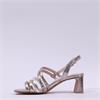Marco Tozzi Tafia Strappy Heel Sandal - Metallic Combi