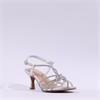 Marco Tozzi Paduli Strappy Heel Sandal - Silver