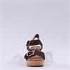 Marco Tozzi Fatti Cork Platform Sandal - Chocolate