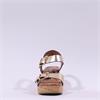 Marco Tozzi Fatti Cork Platform Sandal - Gold