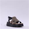 Marco Tozzi Merizzo Woven Strap Sandal - Black Combi