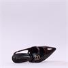 Marco Tozzi Viano Low-Heel Slingback - Bordeaux Patent