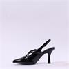 Marco Tozzi Soller Strap Slingback Heel - Black